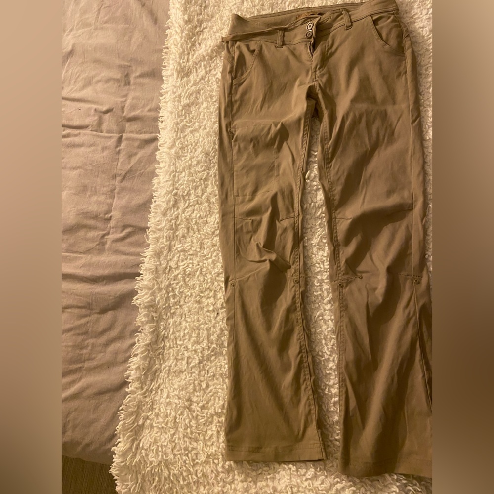 Prana halle 0 short inseam Khaki pants